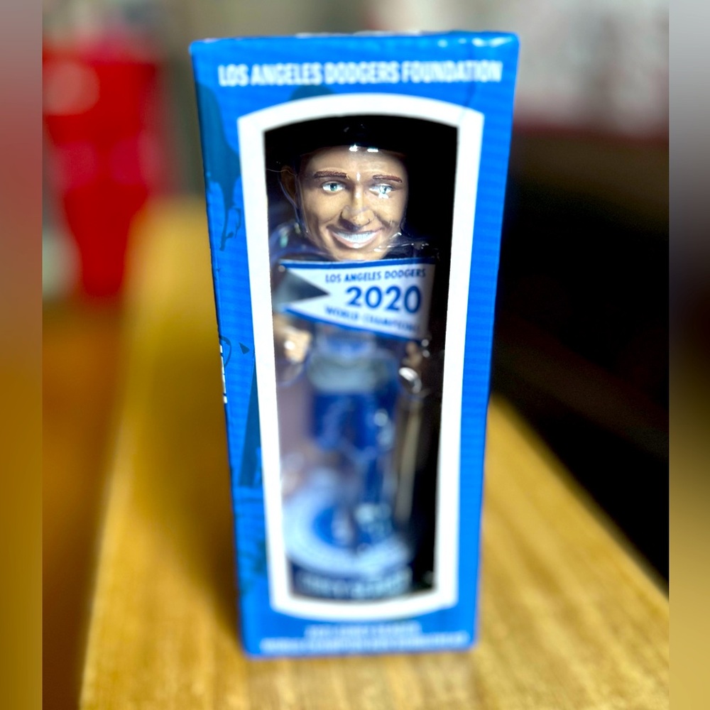 Corey Seager Dodgers 2020 World Series Champ 5K Bobblehead Sunset Run 2021 SGA.